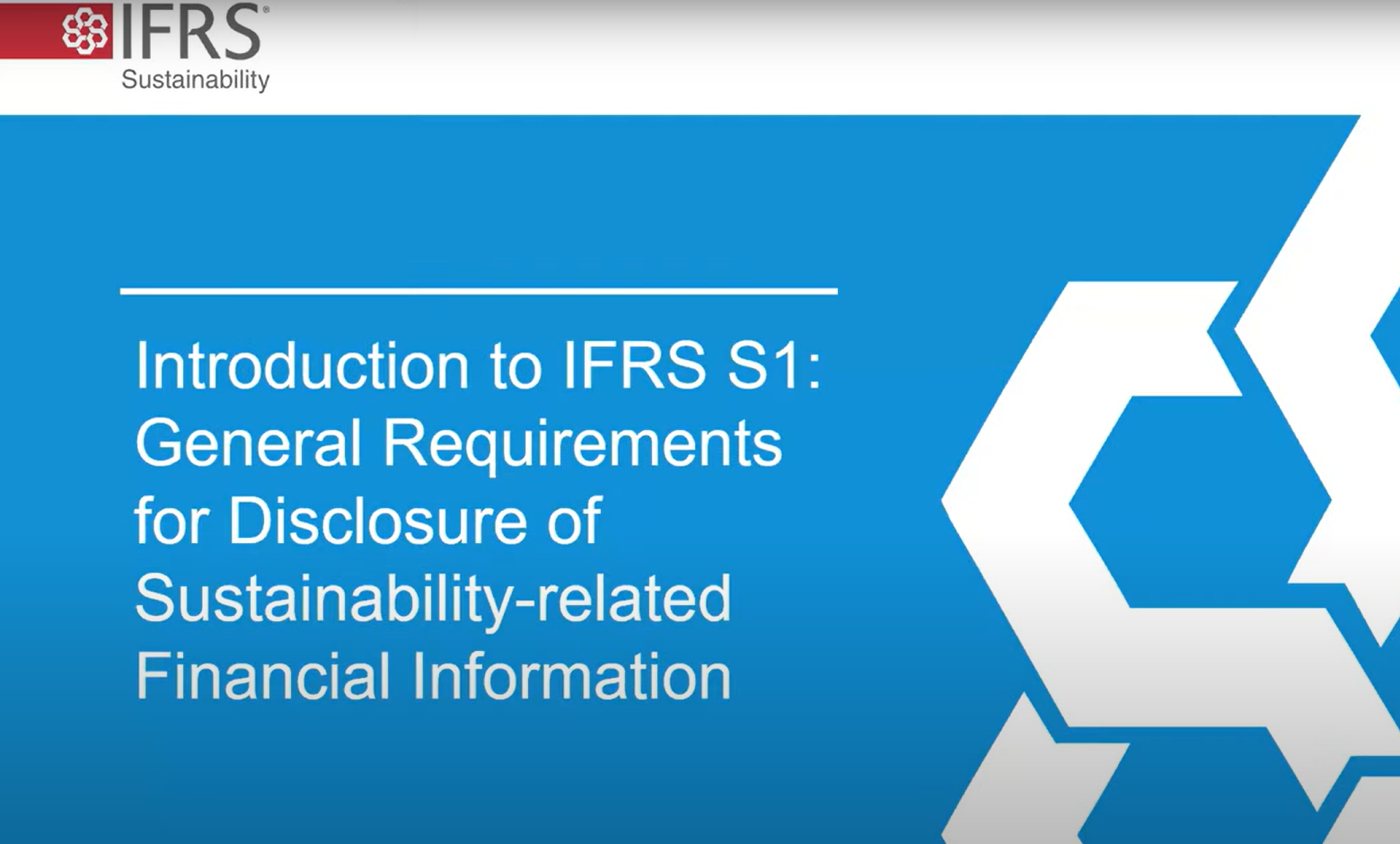 ​[ESG 공시] An In-depth Explainer with the ISSB on IFRS S1